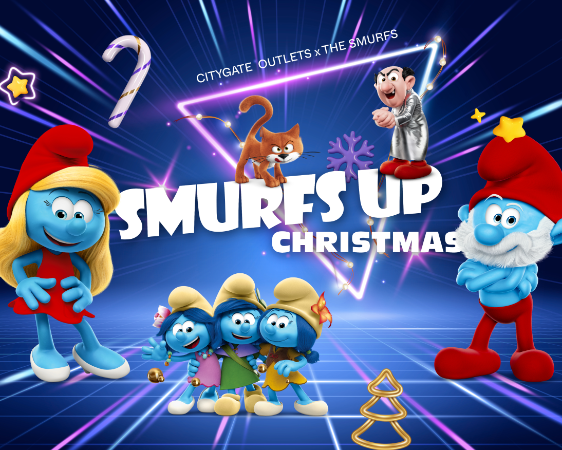 Citygate Outlets "Smurf Up Christmas" Digital Interactivity